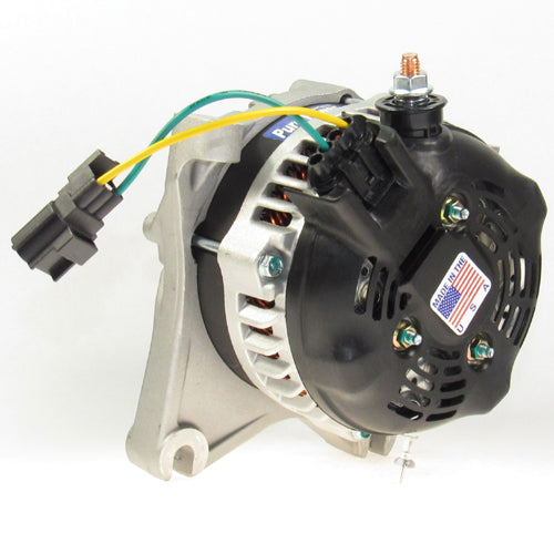 250 Amp Replaces Models with rectangle regulator plug Custom High Output Alternator