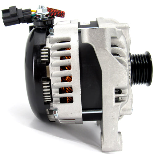 370 Amp Replaces 6G Models with rectangle regulator plug Custom High Output Alternator