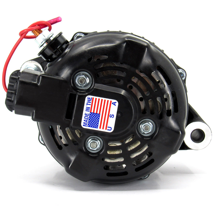170amp PurePower Marine Alternator Replaces Delco Style 10si, 12si with 6.6in. Bolt Pattern, Volvo, Crusader, Mercruiser, PCM, Ilmor Engines