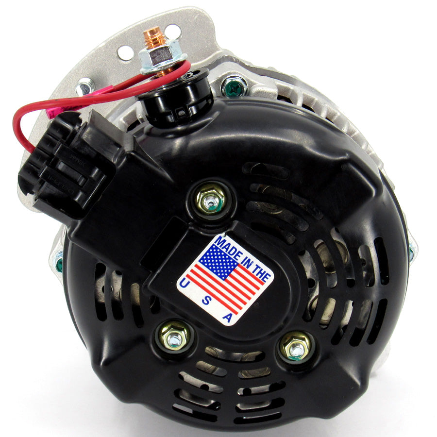 12 Volt 180Amp PurePower Universal High Output Alternator, Durable 6 Phase Hairpin Technology Highest Charging Output At Idle In The Industry