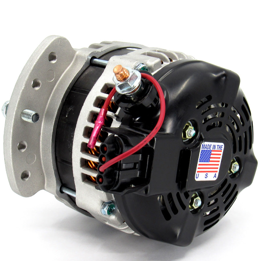 12 Volt 180Amp PurePower Universal High Output Alternator, Durable 6 Phase Hairpin Technology Highest Charging Output At Idle In The Industry