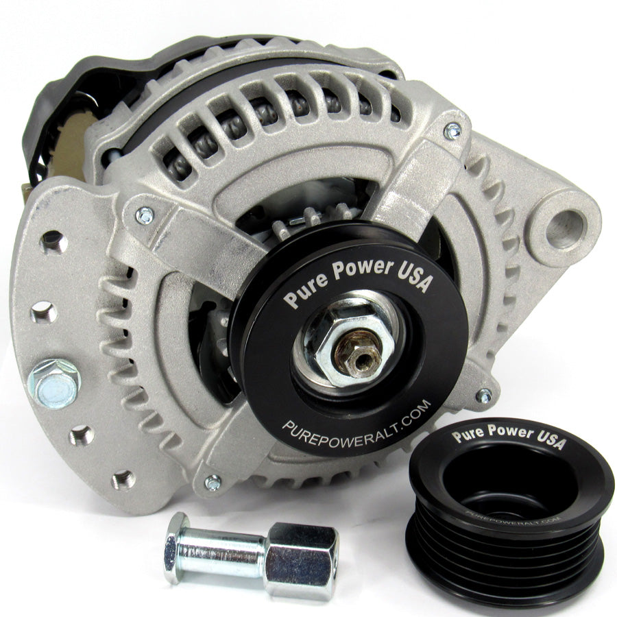 24 Volt 140Amp PurePower Universal High Output Alternator, Durable 6 Phase Hairpin Technology Highest Charging Output At Idle In The Industry