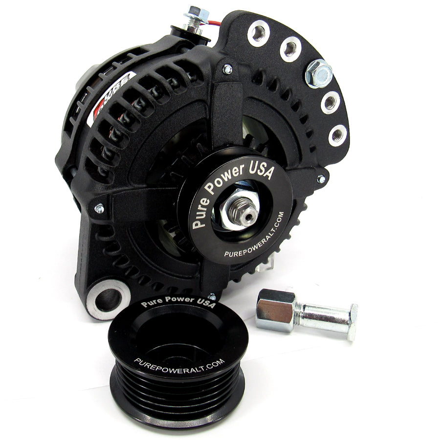 180amp PurePower Universal High Output Alternator Durable 6 Phase Hairpin Technology Highest Charging Output At Idle In The Industry