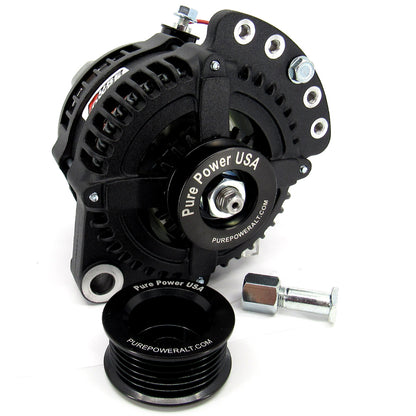 180amp PurePower Universal High Output Alternator Durable 6 Phase Hairpin Technology Highest Charging Output At Idle In The Industry