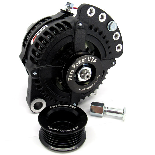 180amp PurePower Universal High Output Alternator Durable 6 Phase Hairpin Technology Highest Charging Output At Idle In The Industry